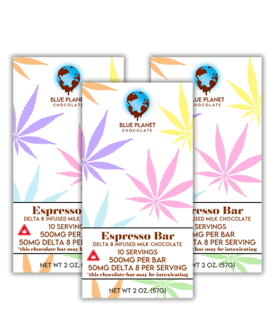 Delta 8 500mg Espresso Bar - 3 Pack