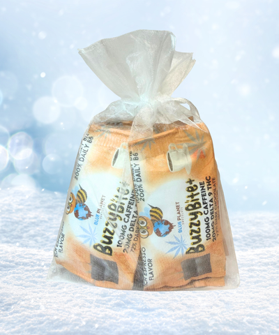 Holiday Gift Bag - Buzzy Bite+ 72% Dark Chocolate