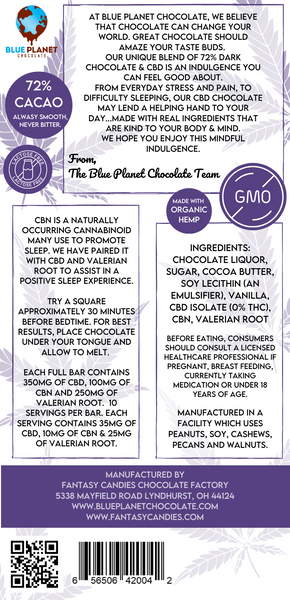 CBD Synergy Sleep Bar