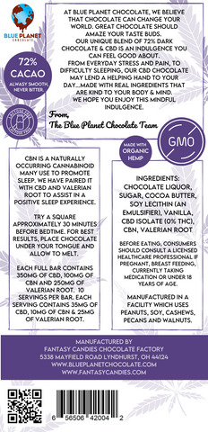 CBD Synergy Sleep Bar
