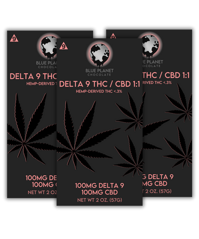 Delta 9 / CBD 1:1 Bar - 3 Pack