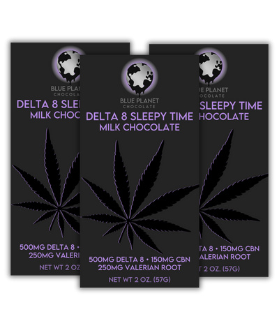 Delta 8 Sleepy Time Bar - 3 Pack Milk Chocolate