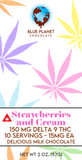 Delta 9 Strawberries and Cream Chocolate Bar - 150mg White Chocolate
