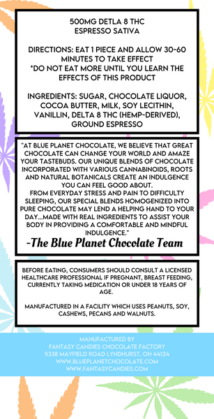 Delta 8 500mg Espresso Bar