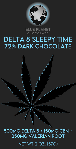 Delta 8 Sleepy Time Bar - Dark Chocolate