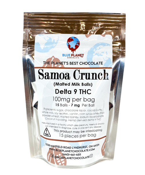 Samoa Crunch Delta 9 Malted Milk Balls - 100mg