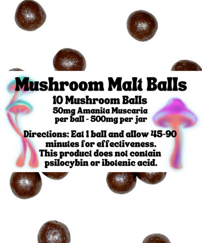 Mushroom Malted Milk Balls