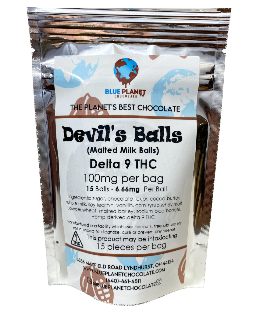 Delta 9 Devil's Malted Milk Balls - 100mg