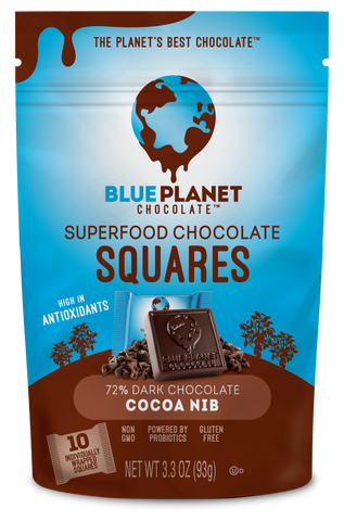 Superfood Chocolate Squares - Cocoa Nib