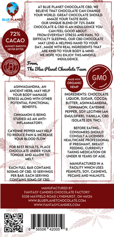 CBD Recovery Bar Ingredients