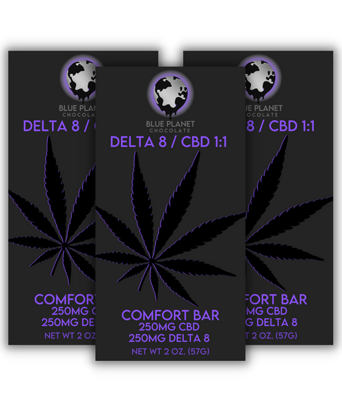 Delta 8 Comfort Bar - 250 mg CBD - 250 mg Delta 8
