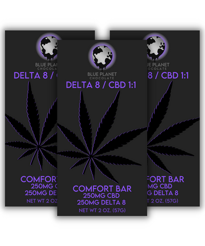 Delta 8 Comfort Bar - 250 mg CBD - 250 mg Delta 8