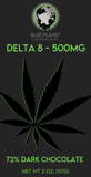 Delta 8 Dark Chocolate Bar 500 mg