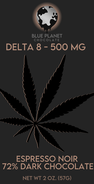 Delta 8 Espresso Bar 500 mg Dark Chocolate