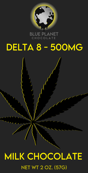 Delta 8 Milk Chocolate Bar 500mg