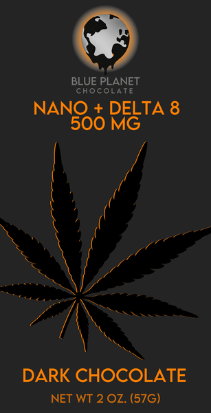 Delta 8 Nano Dark Chocolate 500mg
