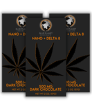 Delta 8 Nano Dark Chocolate 500mg - Three Pack